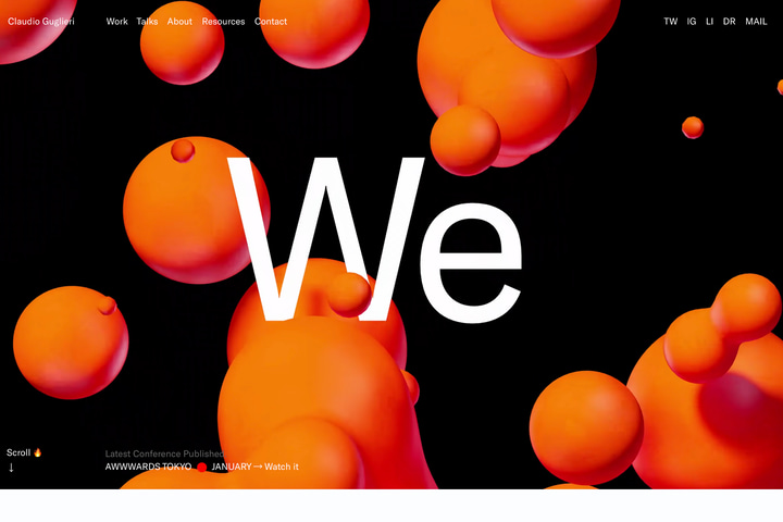Claudio Guglieri website preview